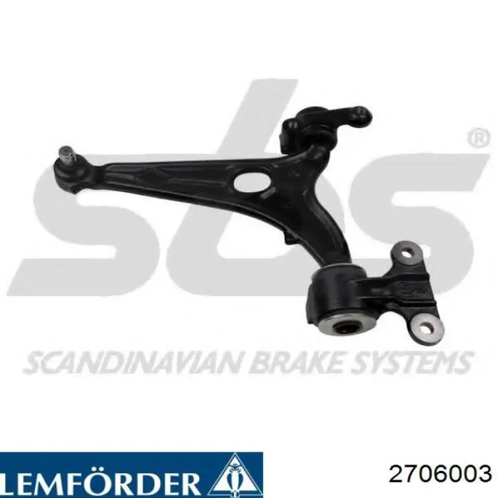 Brazo inferior izquierdo de la suspensión delantera Lemforder 2706003 precio, desde 65,67 EUR