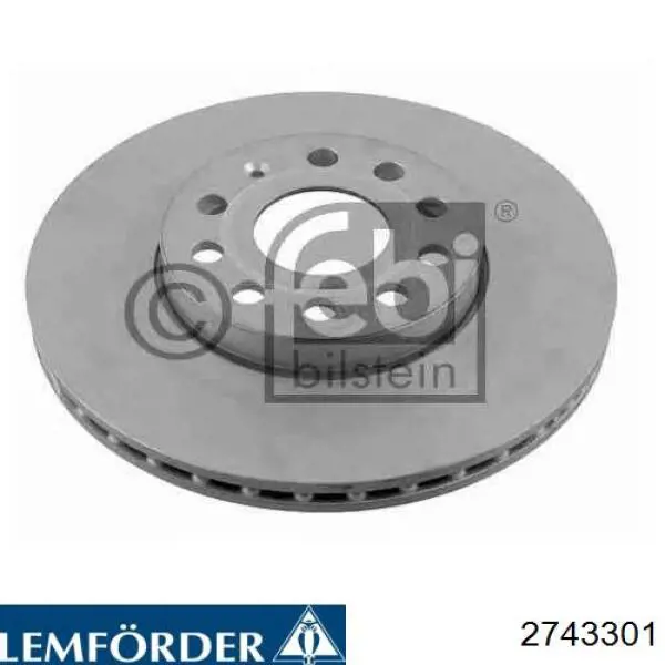 Freno de disco delantero Volkswagen Caddy 2 9K9