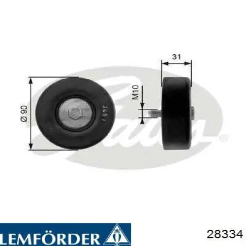 Comprar 28334 Lemforder Bieleta estabilizadora delantera