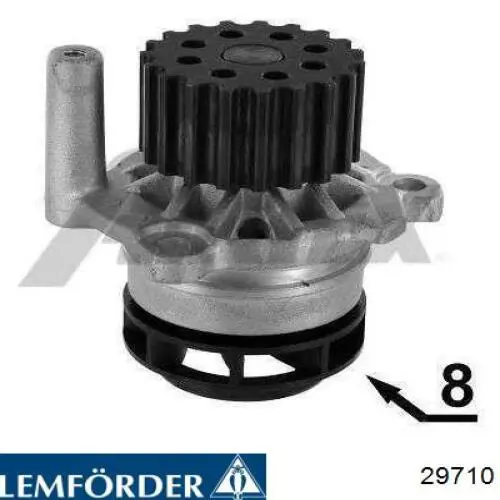 Silentblock del brazo de suspensión 29710 Lemforder