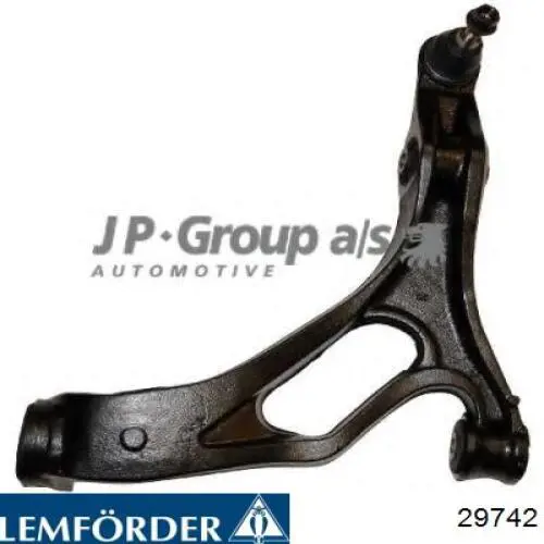 Brazo inferior derecho de la suspensión delantera 29742 Lemforder