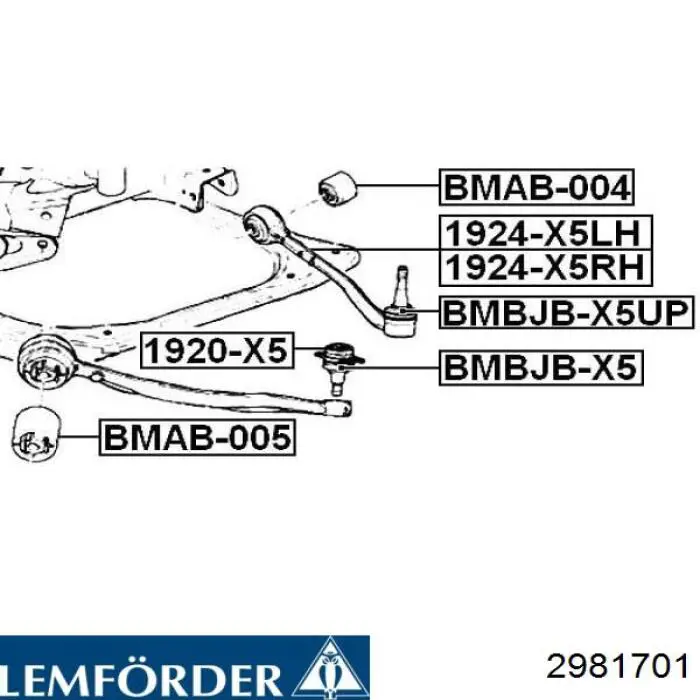 Silentblock de brazo de suspensión Lemforder 2981701 precio, desde 35,61 EUR