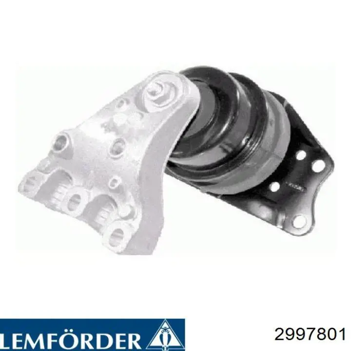 Soporte izquierdo del motor 2997801 Lemforder
