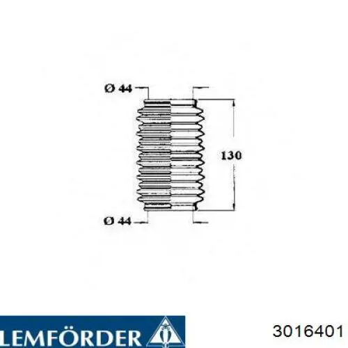 Comprar 3016401 Lemforder Guardapolvo de dirección derecho (cremallera)