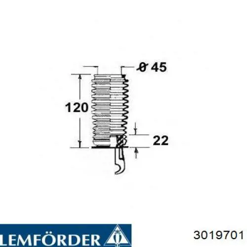 Guardapolvo de dirección Lemforder 3019701 precio, desde 7,08 EUR