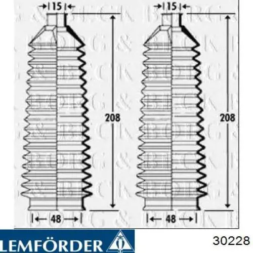 Comprar 30228 Lemforder Plumero de dirección