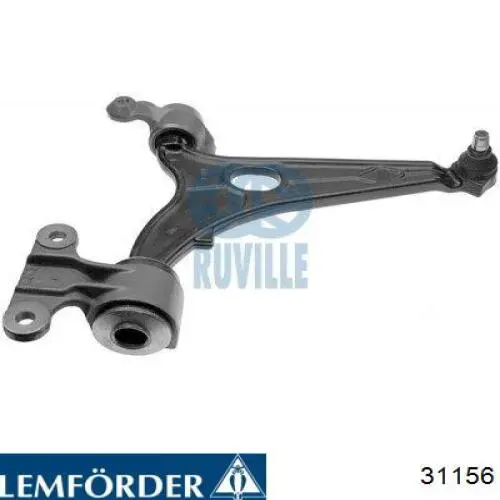 Brazo inferior derecho de la suspensión delantera 31156 Lemforder
