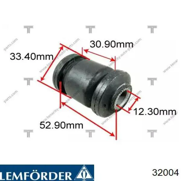 32004 Lemforder silentblock de suspensión delantero inferior