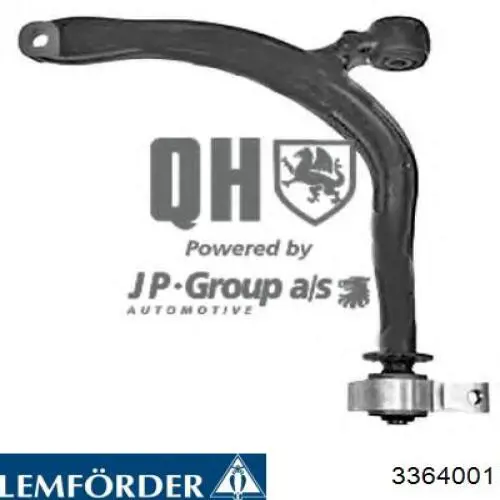 3520K3 Peugeot/Citroen Brazo inferior izquierdo de la suspensión delantera