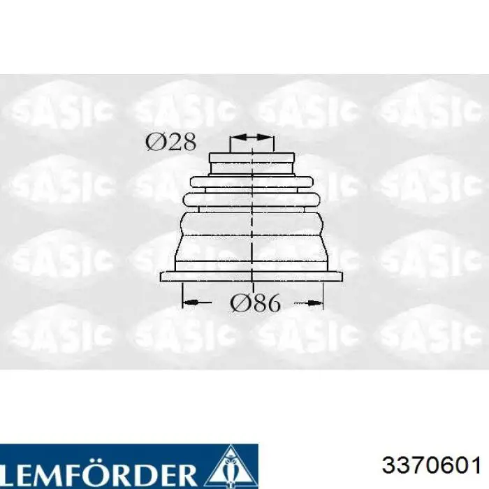 Brazo inferior derecho de la suspensión delantera Lemforder 3370601