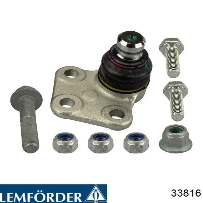 33816 Lemforder Soporte de bola inferior derecho