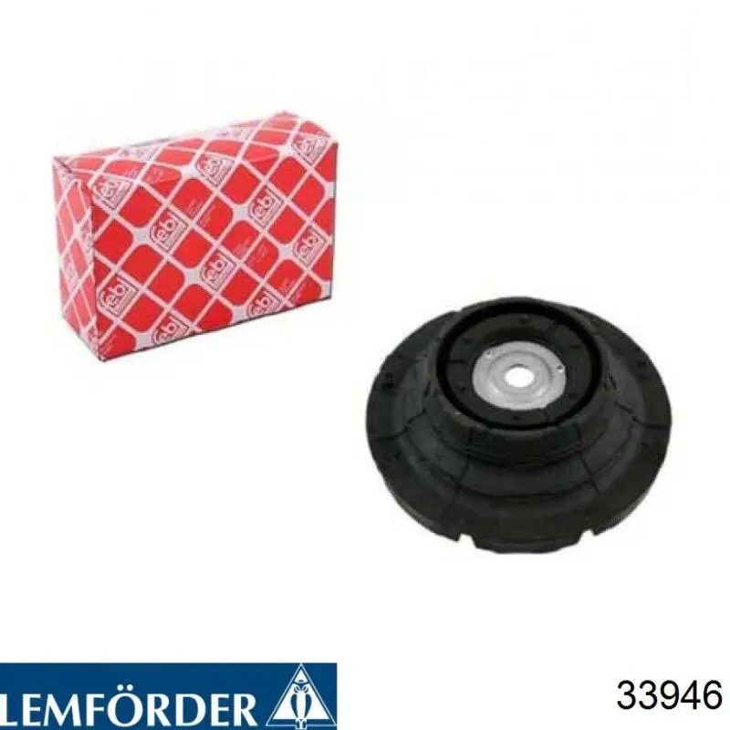 Rodamiento de soporte del amortiguador delantero 33946 Lemforder