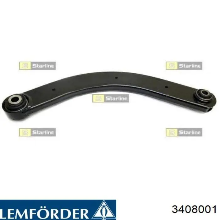 3408001 Lemforder brazo suspension inferior trasero izquierdo/derecho