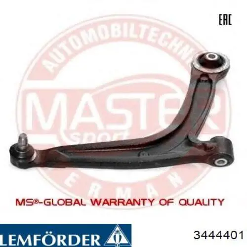 Silentblock del brazo de suspensión 3444401 Lemforder
