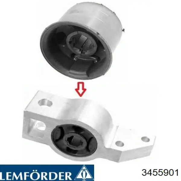 Silentblock suspension Lemforder 3455901