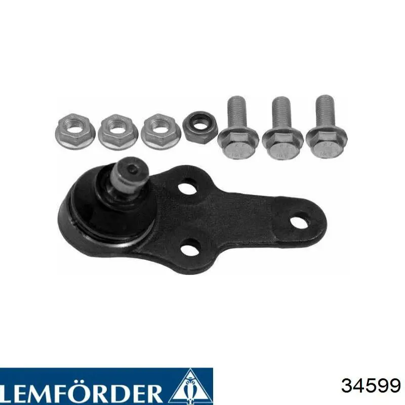 34599 Lemforder silentblock de mangueta trasera
