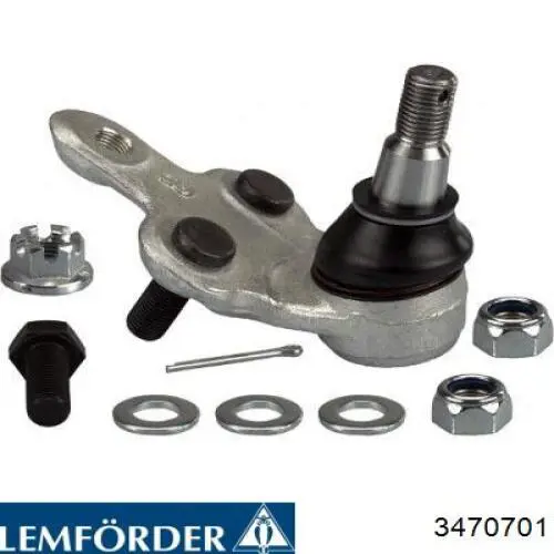 3470701 Lemforder Soporte de bola inferior derecho