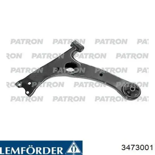 Brazo inferior derecho de la suspensión delantera 3473001 Lemforder