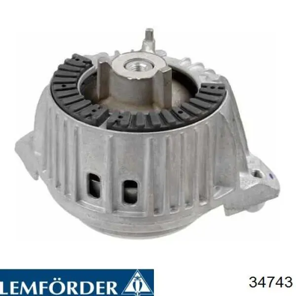 Soporte izquierdo del motor 34743 Lemforder