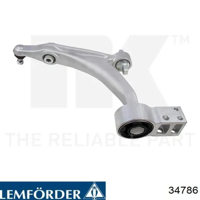Brazo inferior izquierdo de la suspensión delantera 34786 Lemforder