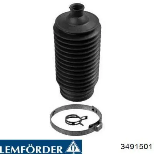 Comprar 3491501 Lemforder Guardapolvo de dirección derecho (cremallera)