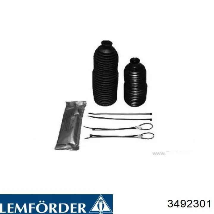 Comprar 3492301 Lemforder Guardapolvo de dirección derecho (cremallera)