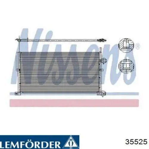 35525 Lemforder suspensión, brazo oscilante trasero inferior