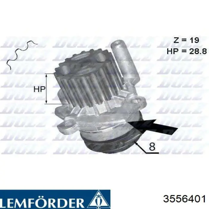 Comprar 3556401 Lemforder Rótula barra de acoplamiento exterior