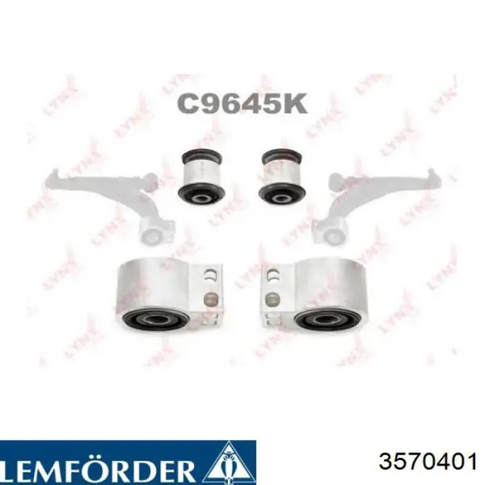 Silentblock de brazo de suspensión Lemforder 3570401 precio, desde 3,95 EUR