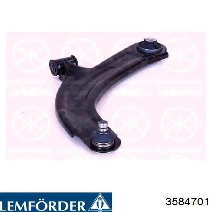 Brazo inferior derecho de la suspensión delantera 3584701 Lemforder