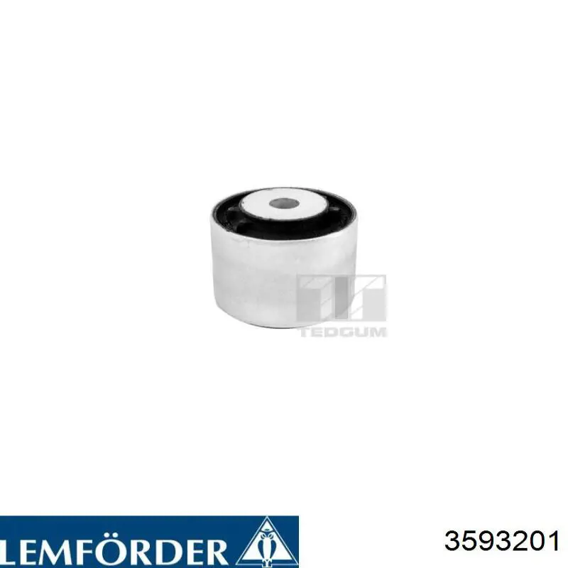 3593201 Lemforder silentblock, soporte de diferencial, eje trasero, delantero