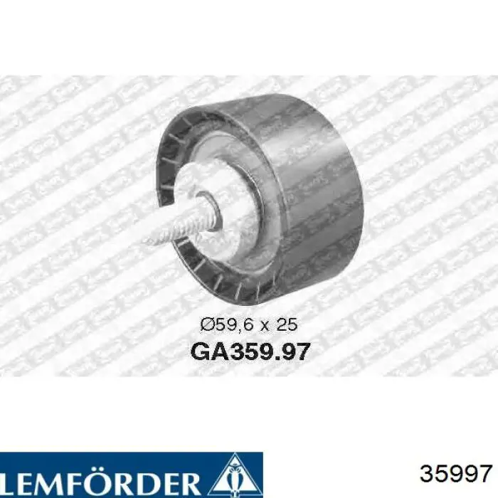 35997 Lemforder barra oscilante, suspensión de ruedas delantera, inferior derecha