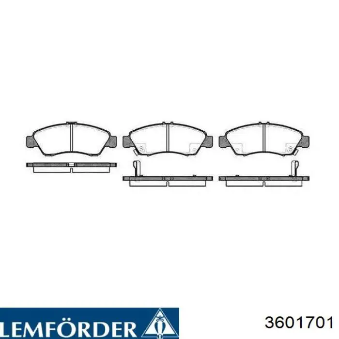 3601701 Lemforder Silentblock de brazo de suspensión delantero inferior