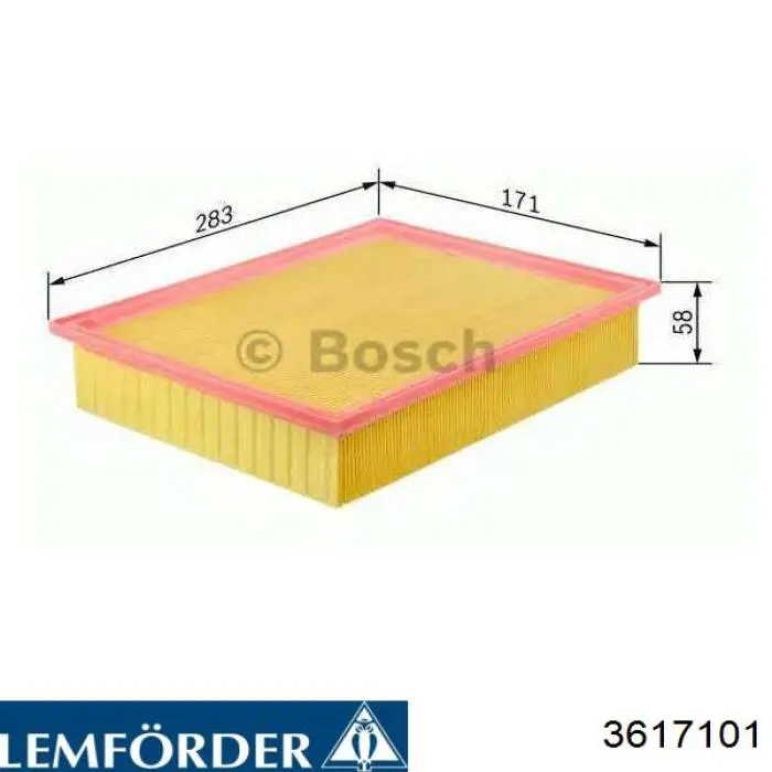 Brazo inferior derecho de la suspensión delantera Lemforder 3617101