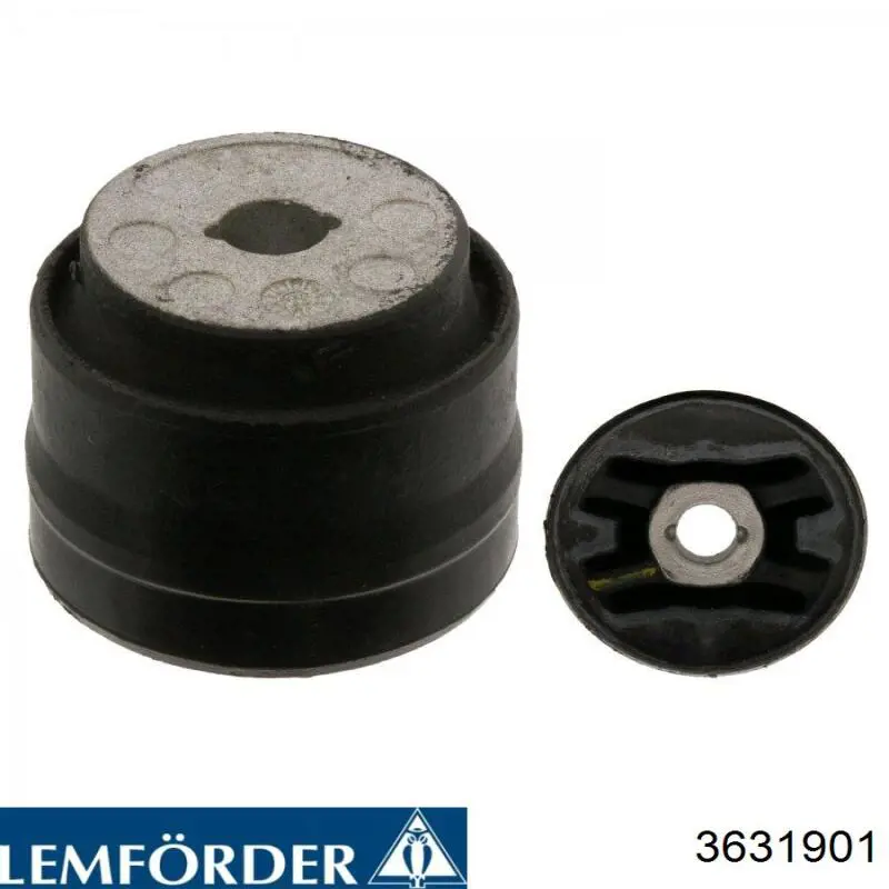 3631901 Lemforder silentblock,suspensión, cuerpo del eje trasero, trasero izquierdo