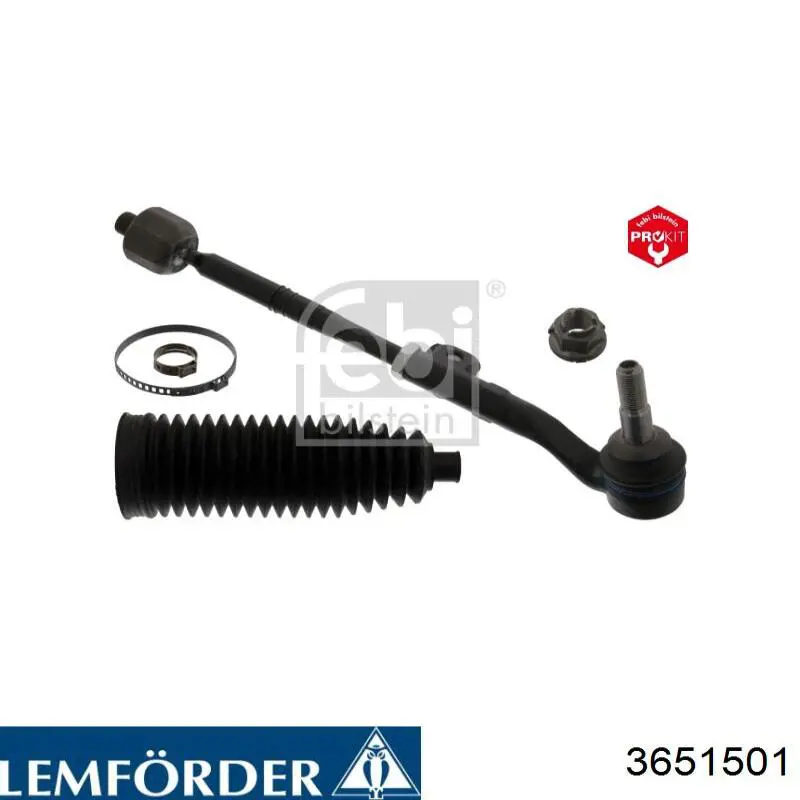 Comprar 3651501 Lemforder Barra de dirección completa izquierda