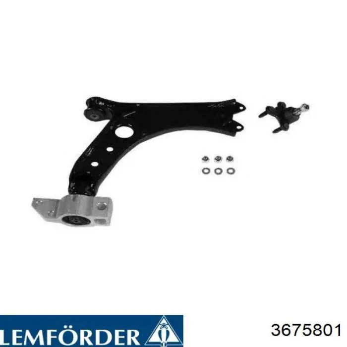 3675801 Lemforder Brazo inferior trasero izquierdo/derecho