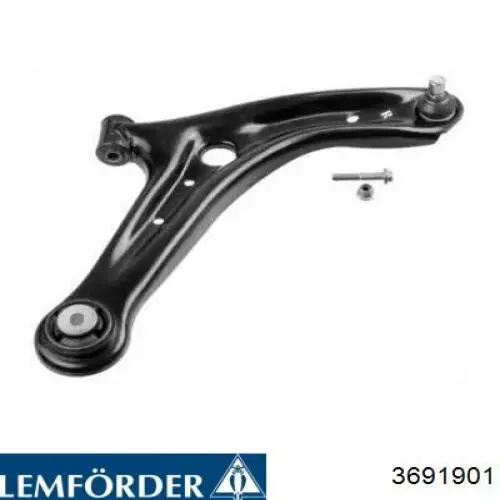 Brazo inferior derecho de la suspensión delantera 3691901 Lemforder