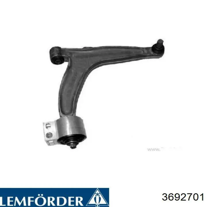 3692701 Lemforder Brazo inferior derecho de la suspensión delantera