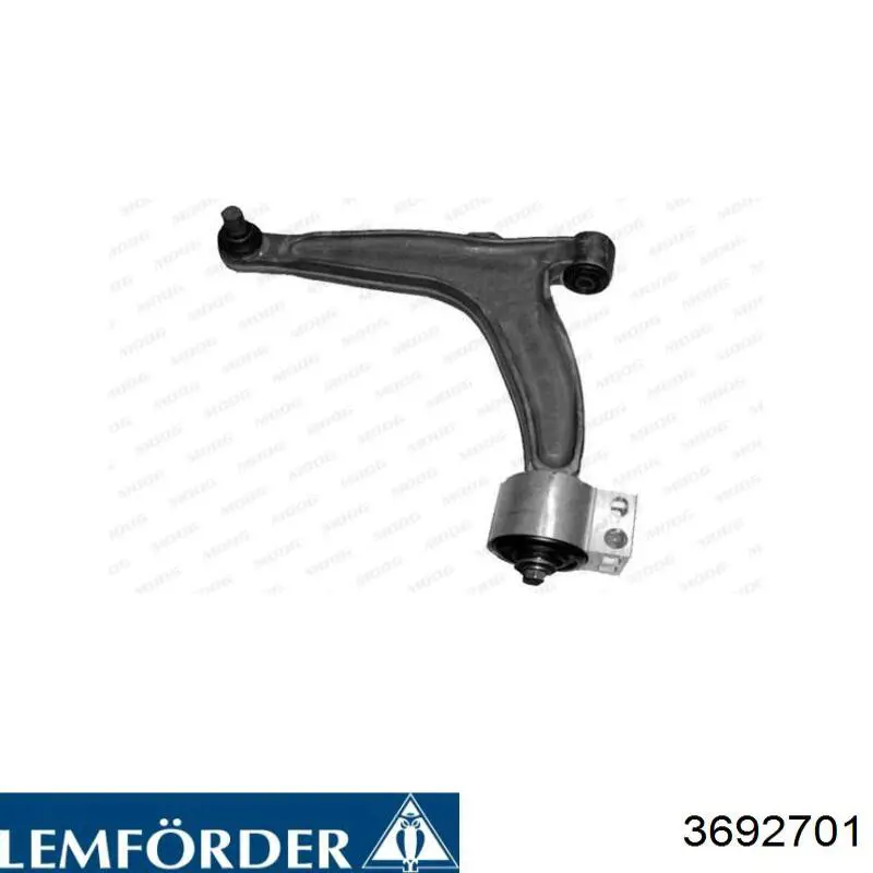 Brazo inferior derecho de la suspensión delantera Lemforder 3692701 precio, desde 91,93 EUR