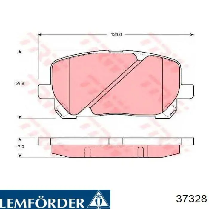 37328 Lemforder barra de acoplamiento completa