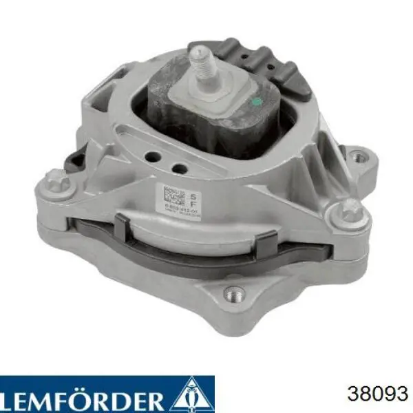 Soporte de motor derecho 38093 Lemforder