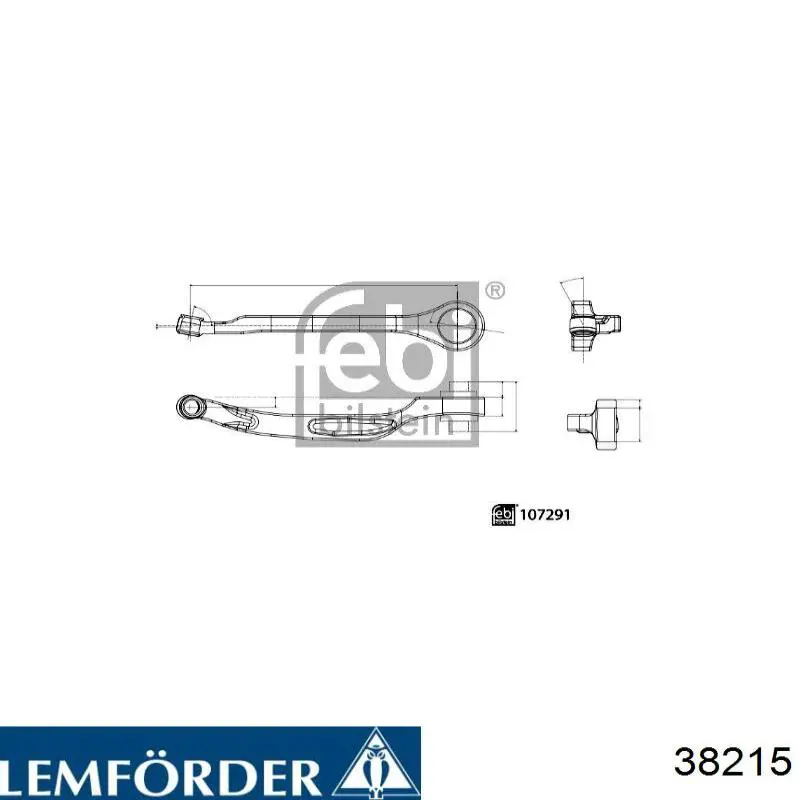 Comprar 38215 Lemforder Triángulo de suspensión delantera, superior izquierda