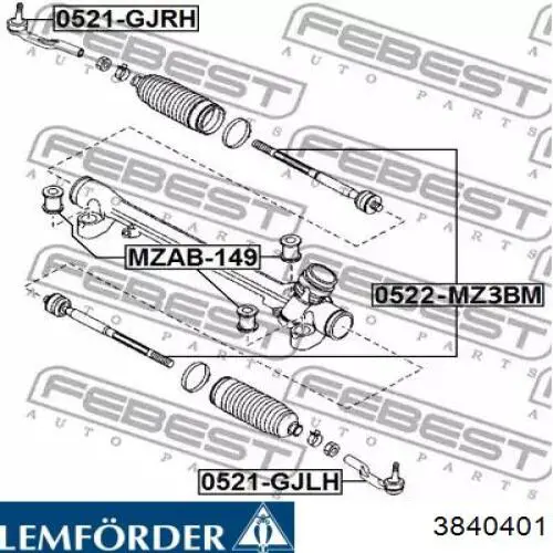 Comprar 3840401 Lemforder Barra de acoplamiento