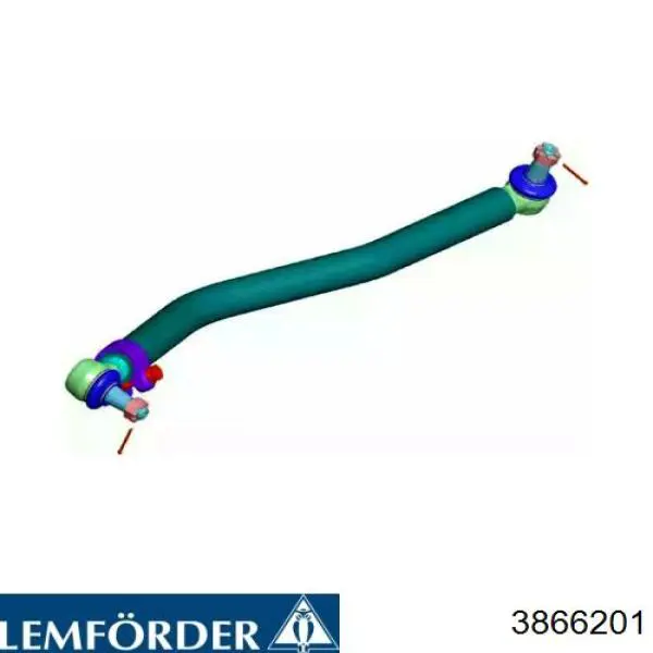 38662 01 Lemforder barra de acoplamiento completa