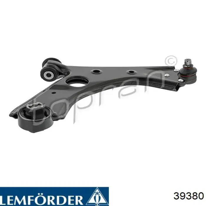 Brazo inferior derecho de la suspensión delantera 39380 Lemforder