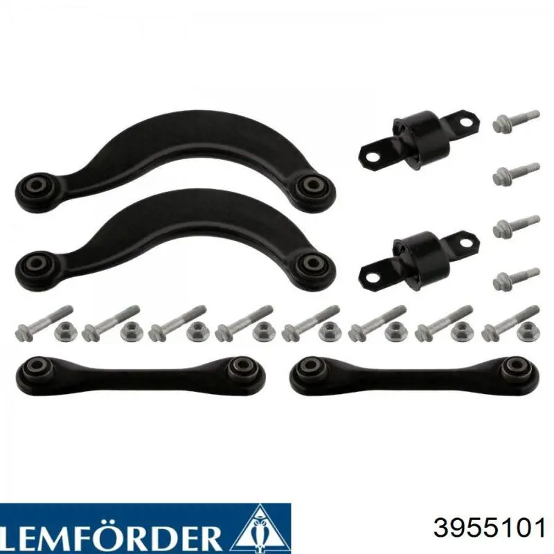 3955101 Lemforder Juego de pernos de fijación del brazo inferior trasero