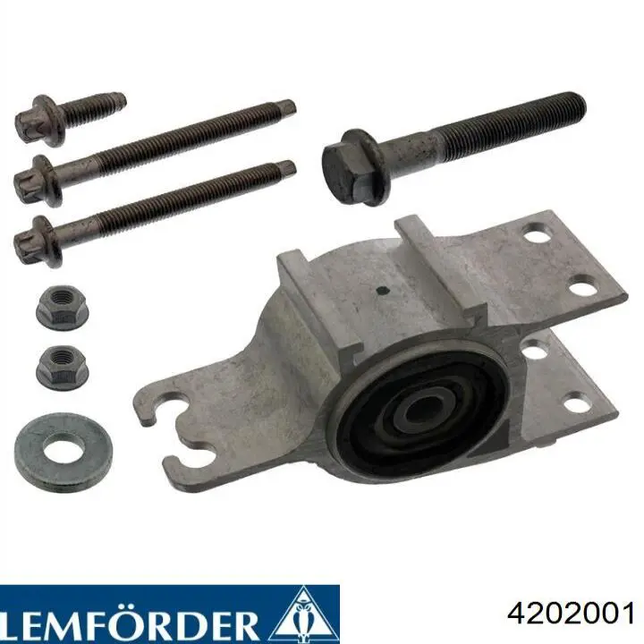 4202001 Lemforder suspensión, brazo oscilante trasero, trasera