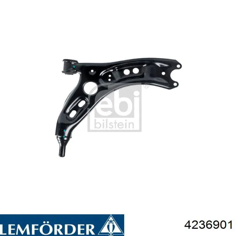Brazo inferior izquierdo de la suspensión delantera 4236901 Lemforder