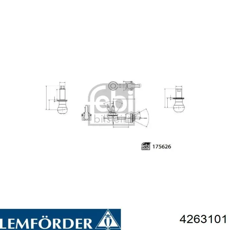 5116604 NK soporte de barra estabilizadora delantera